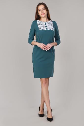 Платье 39522 (Зеленый) - Ивтекс-Плюс