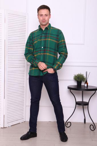 Рубашка 61052 (Зеленый) - Ивтекс-Плюс