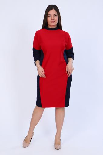 Платье 52235 (Красный/синий) - Ивтекс-Плюс