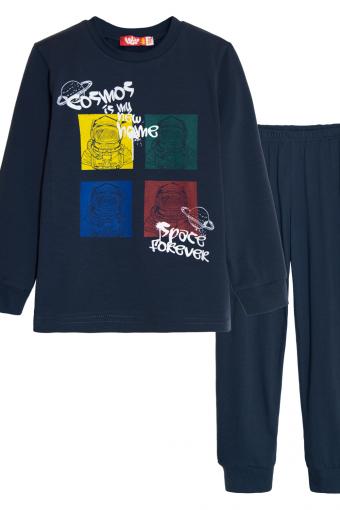 Пижама для мальчика 92192 (Темно-серый) - Ивтекс-Плюс