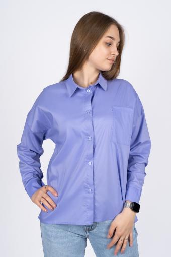Джемпер (рубашка) женский 6359 (Сиреневый) - Ивтекс-Плюс