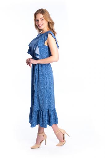 Платье 22258 (Синий) (Фото 2)