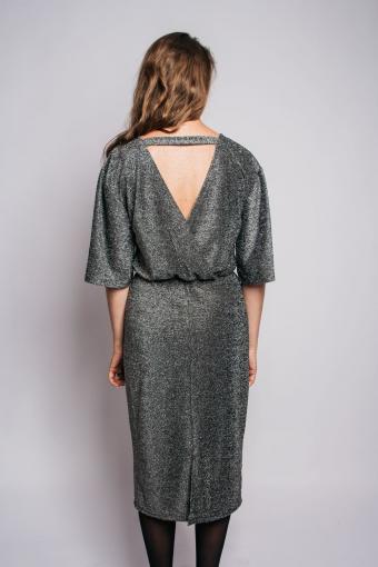 Платье женское 870 (Серый) (Фото 2)