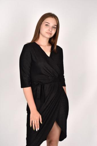 Платье женское 864 (Черный) - Ивтекс-Плюс