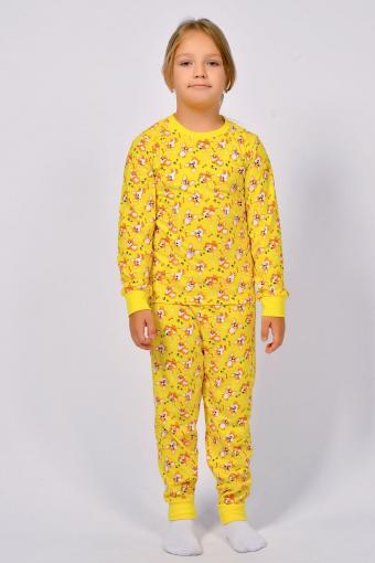Пижама детская 91223 (Желтый корги) - Ивтекс-Плюс