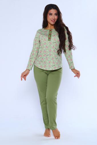 Пижама женская 24276 (Зеленый) - Ивтекс-Плюс