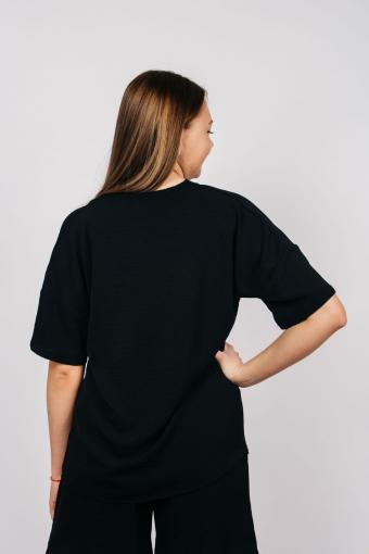 Рубашка женская 0630 (Черный) (Фото 2)