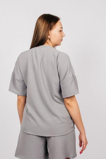 Рубашка женская 0630 (Серый) (Фото 2)