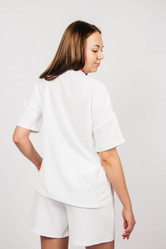 Рубашка женская 0630 (Белый) (Фото 2)