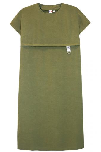Платье женское 0824 (Хаки) (Фото 2)