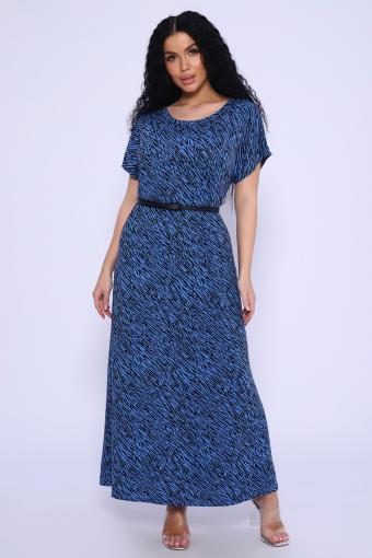 Платье 24670 (Голубой) - Ивтекс-Плюс