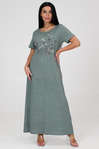 Платье 24761 (Зеленый) - Ивтекс-Плюс