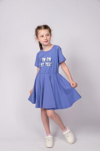 Платье для девочки 81228 (Лавандовый) - Ивтекс-Плюс