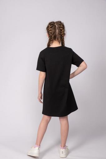 Платье для девочки 81227 (Черный) (Фото 2)