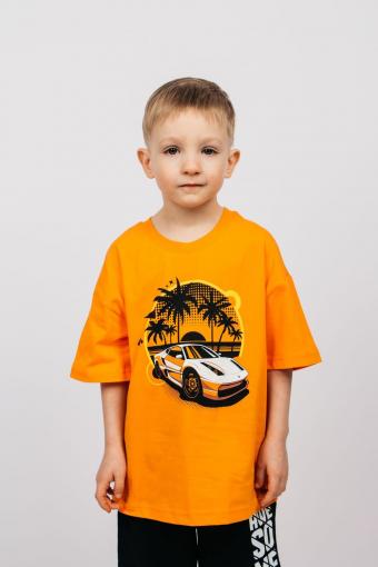 Футболка для мальчика 52355 (Оранжевый) - Ивтекс-Плюс