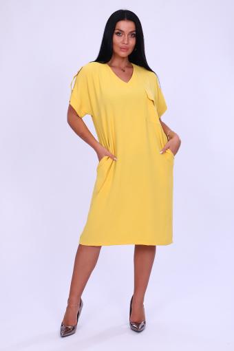 Платье 31684 (Желтый) - Ивтекс-Плюс