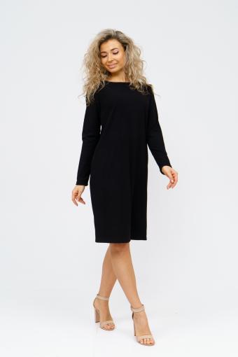 П-037 Платье женское (лапша кашемир) (Чёрный) (Фото 2)