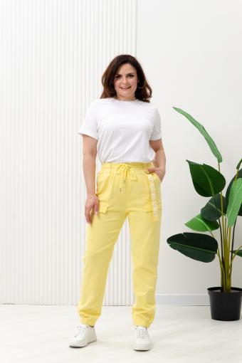 С27037 брюки женские (Желтый) - Ивтекс-Плюс