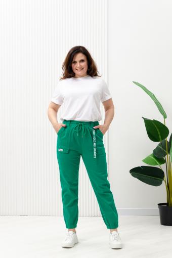 С27037 брюки женские (Зеленый) - Ивтекс-Плюс