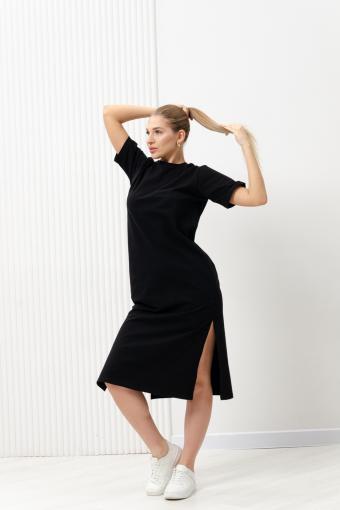 14406 платье женское длинное (Черный) - Ивтекс-Плюс