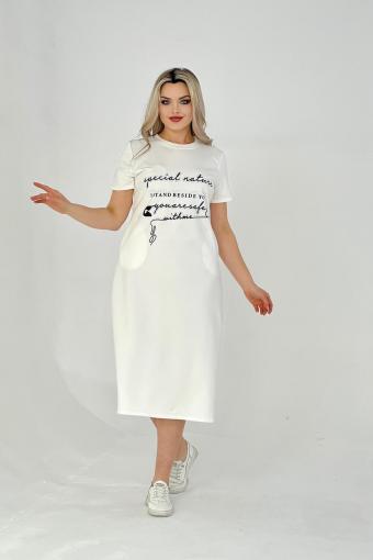 Платье 52324 (Белый) - Ивтекс-Плюс