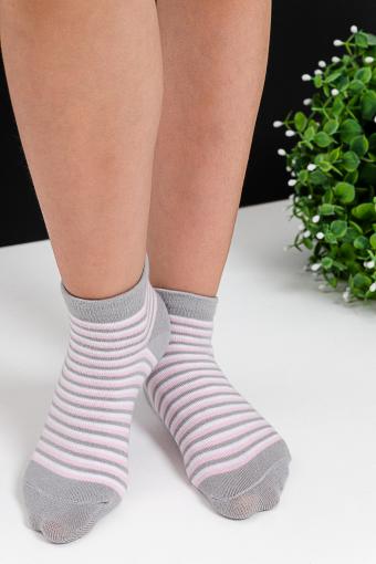 Носки детские Полосочка комплект 3 пары (Серый) - Ивтекс-Плюс