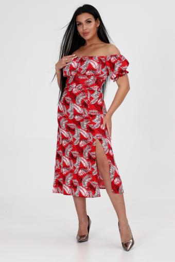 Платье 52289 (Красный) - Ивтекс-Плюс