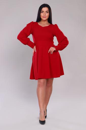Платье 15566 (Красный) - Ивтекс-Плюс