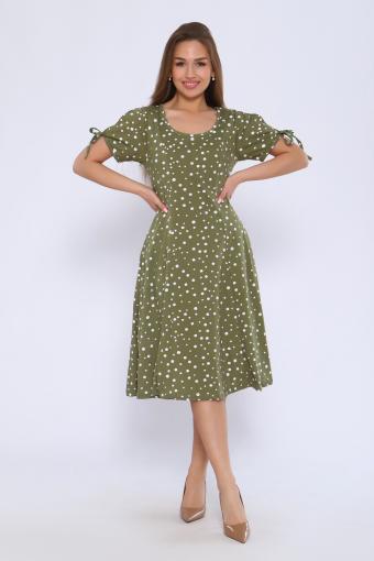 Платье 13186 (Зеленый) - Ивтекс-Плюс