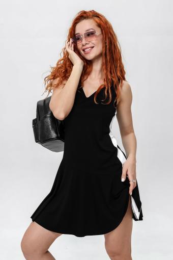 Платье 8391 (Черный) - Ивтекс-Плюс