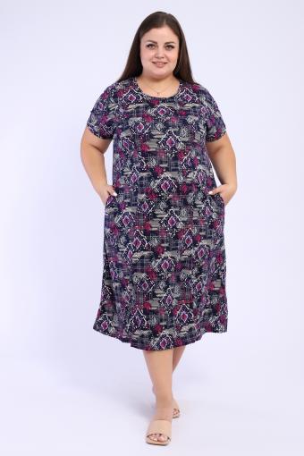 Платье 13209 (Фиолетовый) - Ивтекс-Плюс