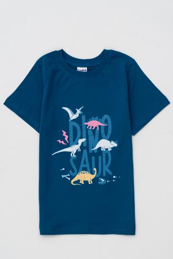 футболка детская с принтом 7443 (Морская волна) - Ивтекс-Плюс