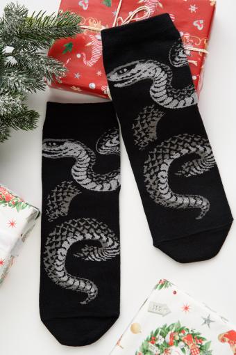 Носки мужские Змей комплект 1 пара (Серый) - Ивтекс-Плюс
