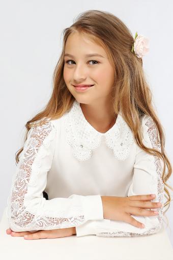 Блузка для девочки трикотажная SP6785 (Кремовый) - Ивтекс-Плюс