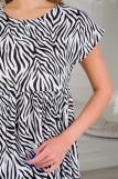 Платье женское из штапеля Лолита зебра (Фото 7)