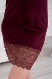 Ночная сорочка из вискозы Ванесса бордовый (Фото 8)