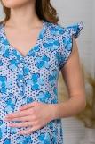 Ночная сорочка из кулирки Анита голубой (Фото 6)
