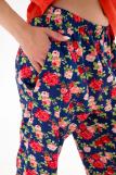 Пижама из джемпера и брюк из кулирки Жасмин красная роза (Фото 6)