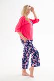 Пижама из джемпера и брюк из кулирки Жасмин розовая роза (Фото 3)