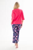 Пижама из джемпера и брюк из кулирки Жасмин розовая роза (Фото 4)