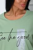 Эрини - футболка оливковый (Фото 6)