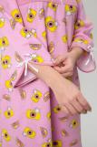 Ночная сорочка женская из футера Эмма розовый (Фото 5)