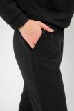 Костюм женский из худи и брюк из футера Кроссфит-2 чёрный (Фото 8)