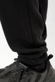 Брюки мужские на резинке из футера 3-х нитка Джокер Чёрный (Фото 6)