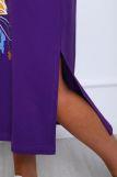Лили - платье-футболка фиолетовый (Фото 8)