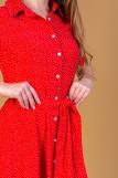 Платье 22259 (Красный) (Фото 3)