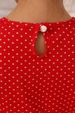 Платье Черешня кор.рукав (Красный) (Фото 3)