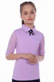 Блузка для девочки Шарлиз Арт. 13237 (Светло-сиреневый) (Фото 1)