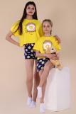 Пижама для девочки Яичница арт. ПД-019-036 (Желтый) (Фото 1)