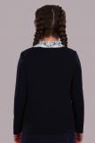 Блузка для девочки Рианна Арт.13180 (Темно-синий, белый) (Фото 3)